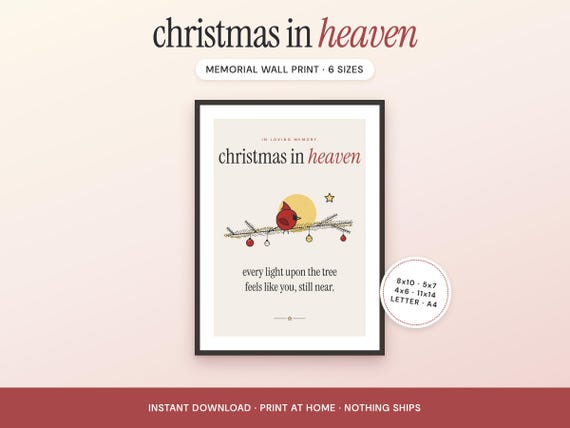 Christmas in Heaven Print