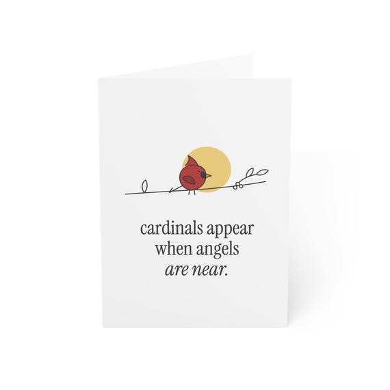 Cardinal Sympathy Card